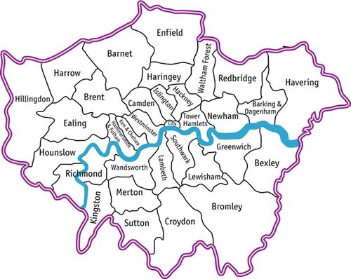 London Borough Map